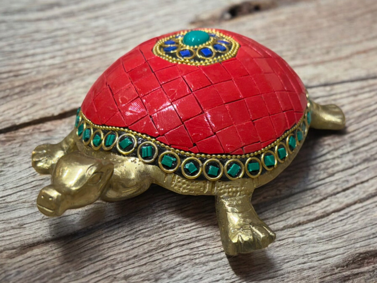 Handcrafted Brass Tortoise