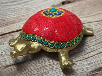 Handcrafted Brass Tortoise