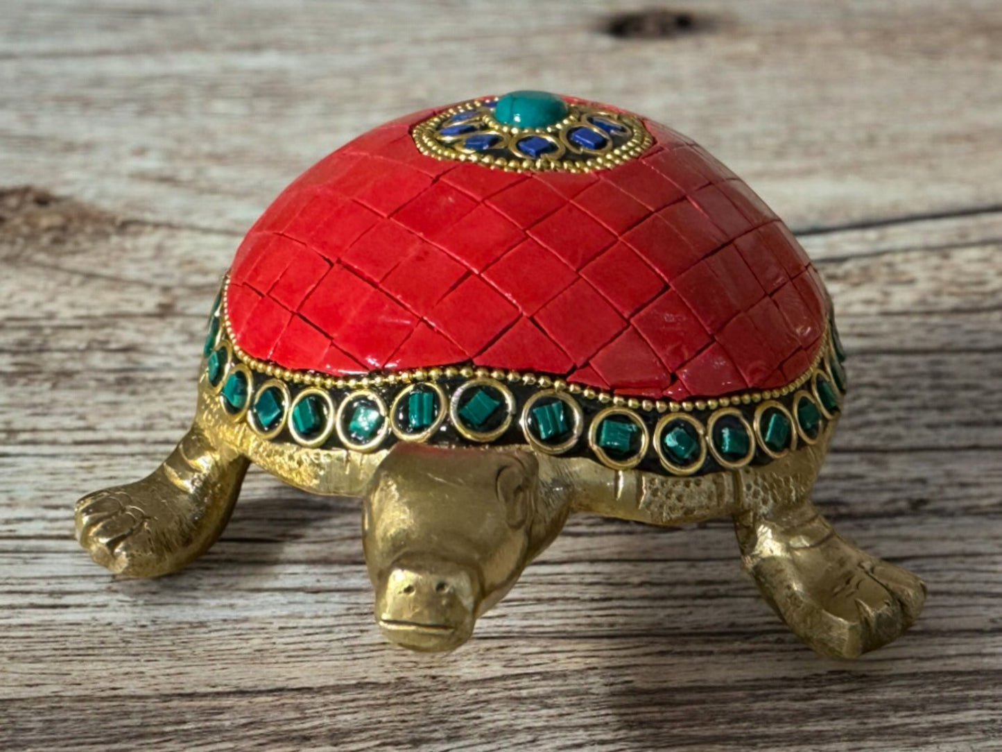 Handcrafted Brass Tortoise