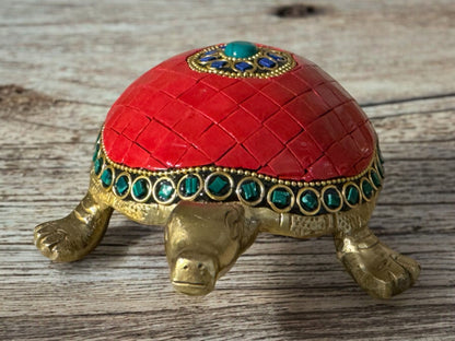 Handcrafted Brass Tortoise