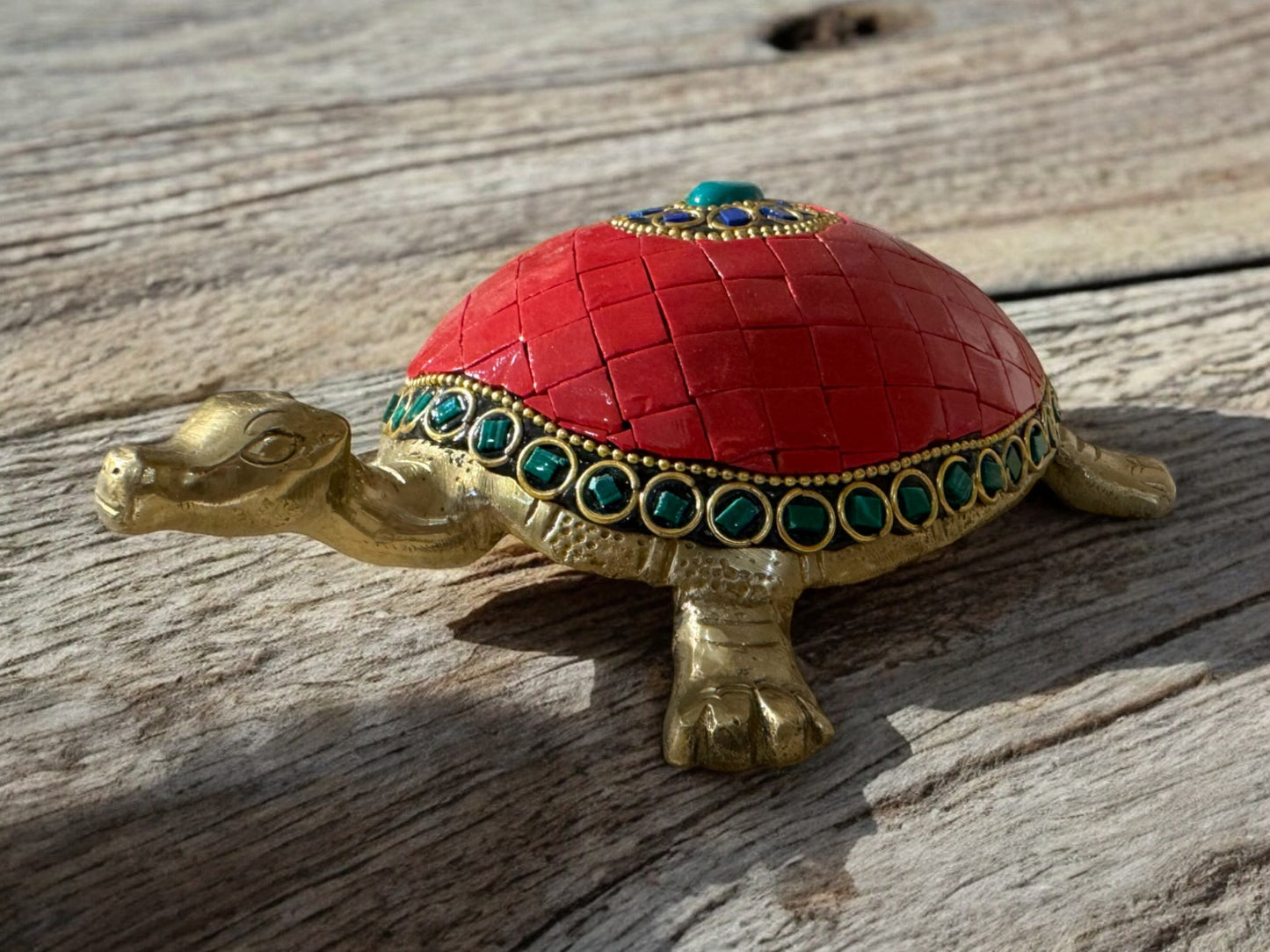 Handcrafted Brass Tortoise