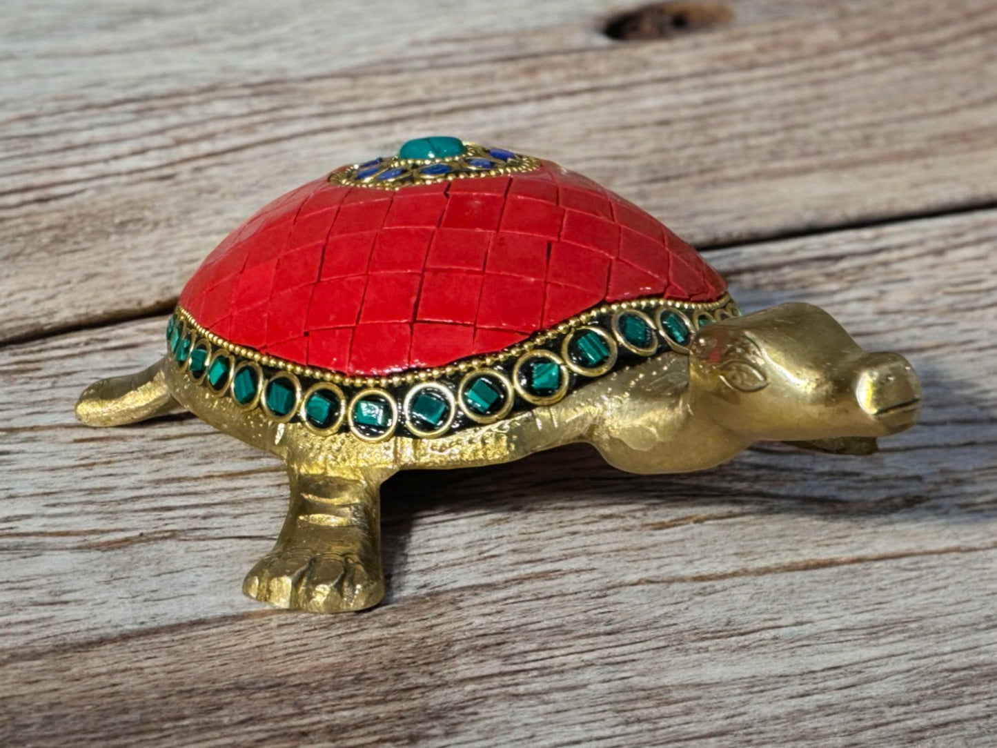 Handcrafted Brass Tortoise