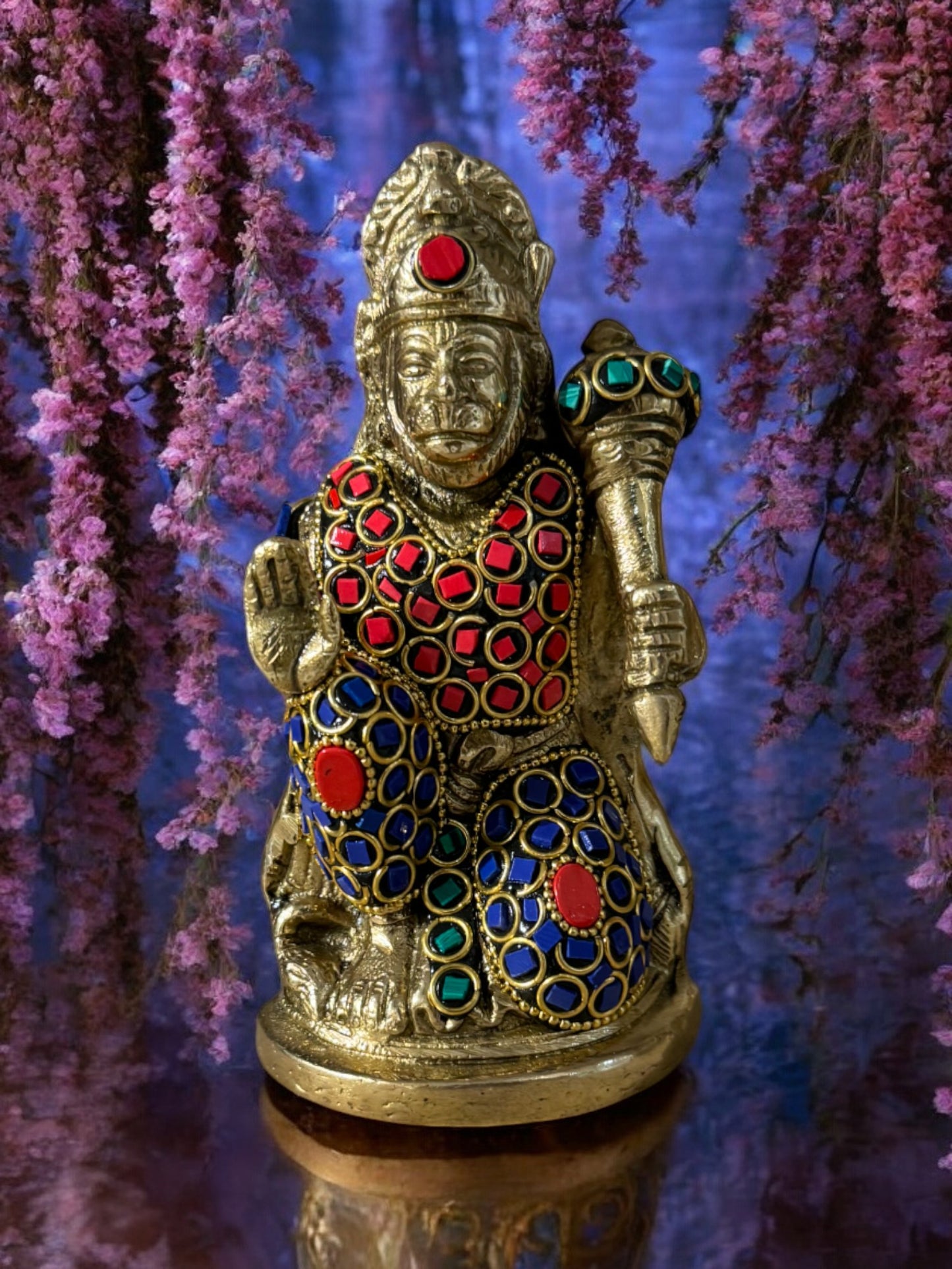 Brass Lord Hanuman Idol