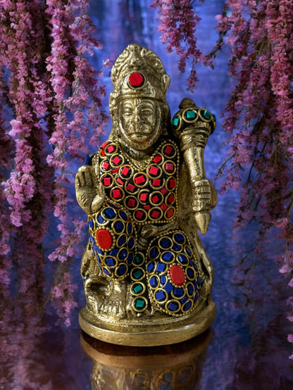 Brass Lord Hanuman Idol