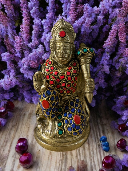 Brass Lord Hanuman Idol